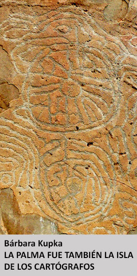Dos petroglifos soliformes de la estacion rupestre La Fajana